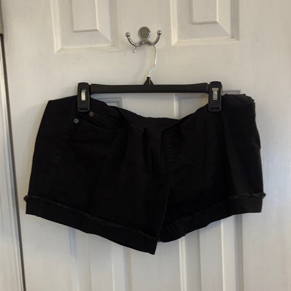 Sonoma Black Jean Shorts for Women - Maternity